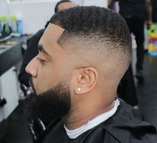 Number 2 Skin Fade With Tapered Beard